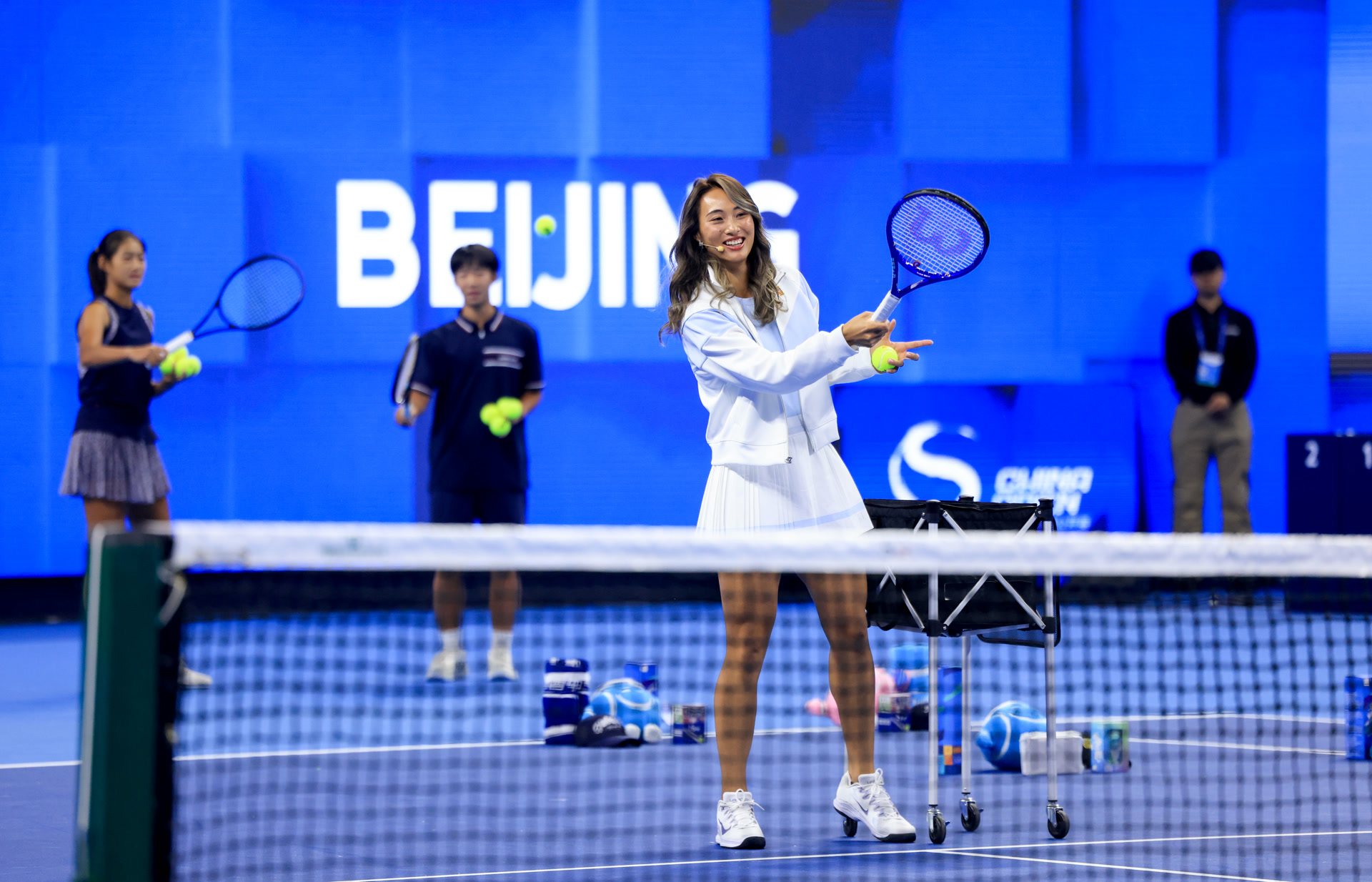 被寄予厚望, 秋网球盛宴, 郑钦文在中